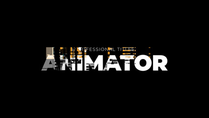 Title Animator Digital Glitch 02