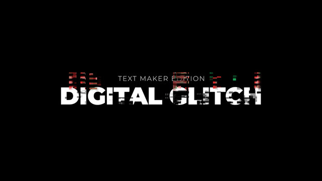 Title Animator Digital Glitch 03