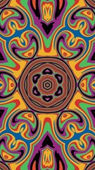 digital art in the form of a kaleidoscope