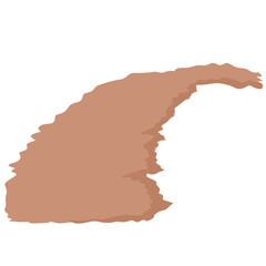 Dirt road illustration