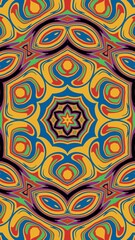 digital art in the form of a kaleidoscope