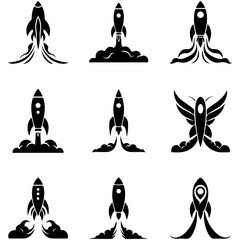 The essential collection of player ship and NPC vessel silhouettes for indie game developers