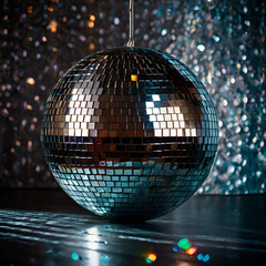 shiny disco ball