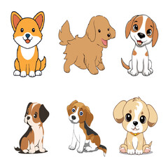 dog vector 5