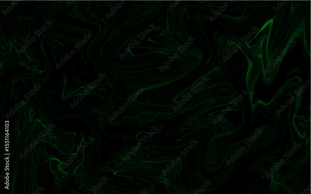 Poster abstract dark green liquid marble background. elegant wavy liquify pattern. silk and backdrop, soft 