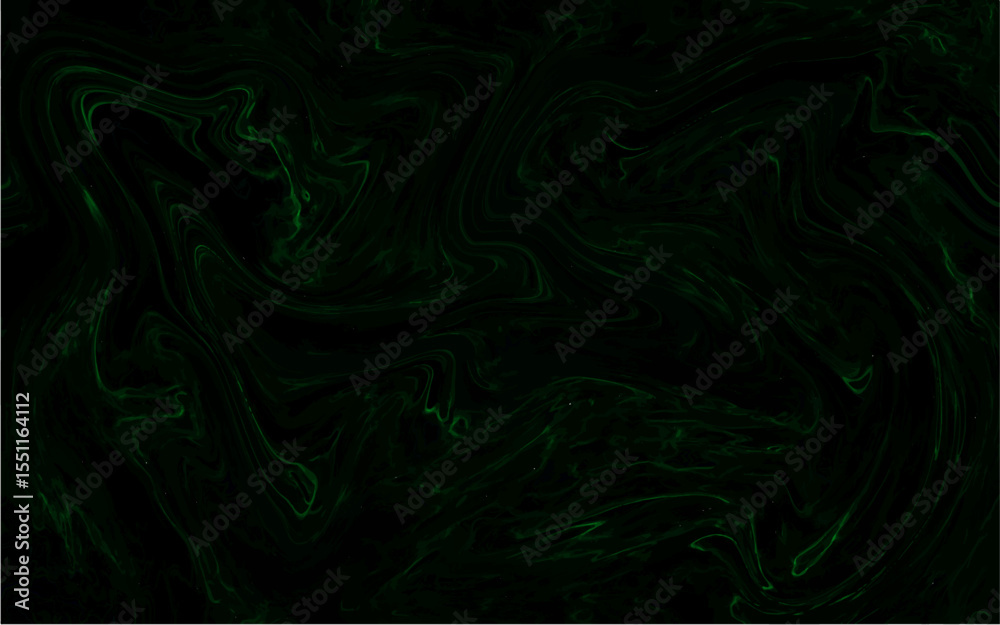 Poster abstract dark green liquid marble background. elegant wavy liquify pattern. silk and backdrop, soft 