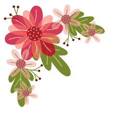 Floral Decoration Background