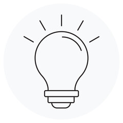 Creative Innovation icon, Ignite Ideas Fueling Growth Through Creative Innovation, From Concept to Breakthrough The Power of Creative Thinking, vector