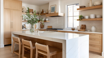  Modern and Simple Kitchen Designs with Clean Lines and Minimalist Interior Style