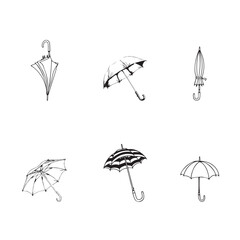 Group umbrella vector design