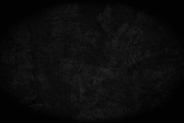 Art black concrete stone texture for background in black. Abstract color dry scratched surface wall cover colorful paper scratches shabby vintage Cement and sand grey dark detail covering.