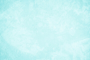Pastel blue and white concrete stone texture for background in summer wallpaper. Cement and sand wall of tone vintage. Concrete abstract wall of light cyan color, cement texture mint green for design.