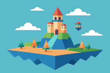 castle in the sea