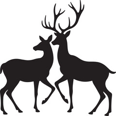 Majestic Deer Silhouette Bundle