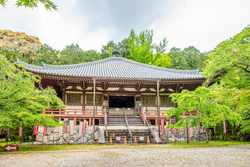 View at the Kannodo temple of Daigo-ji Temple area in Kyoto - Japan