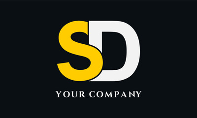 SD Letter Creative Design Logo Template