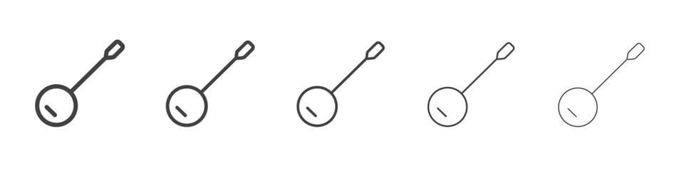 Banjo icon outline ilustration vector symbol