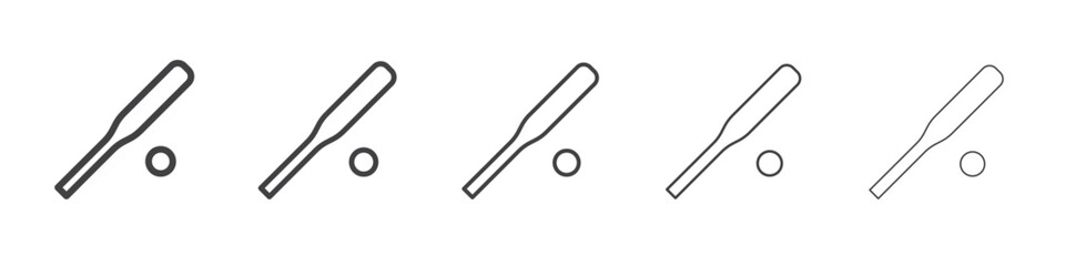 baseball sports icon outline ilustration vector symbol