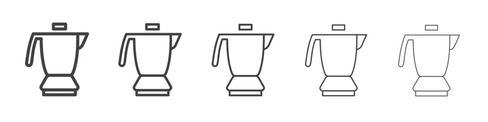 Blender icon outline ilustration vector symbol