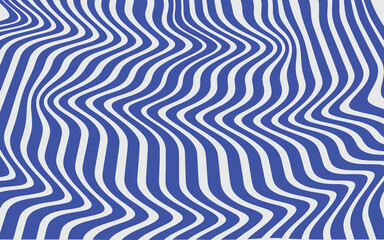Abstract backbround with blue line swirl