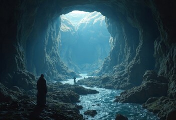 Exploration tour of deep caves