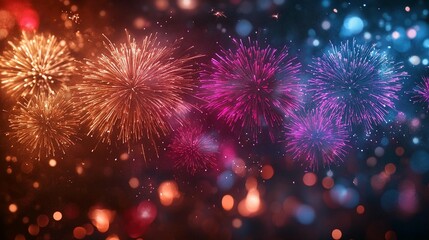 Fototapeta premium Spectacular Fireworks Display