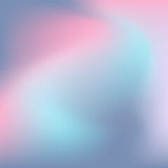 Blurred pastel gradient with smooth transitions of pink, blue, and lavender colors. Ideal for modern background, web or wallpaper