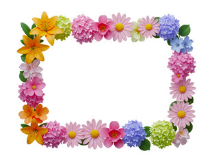 Obraz premium 花のフレーム