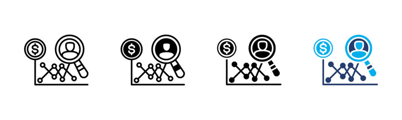 Competitor icon sheet multiple style collection