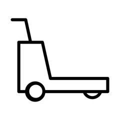 Trolley Outline Icon