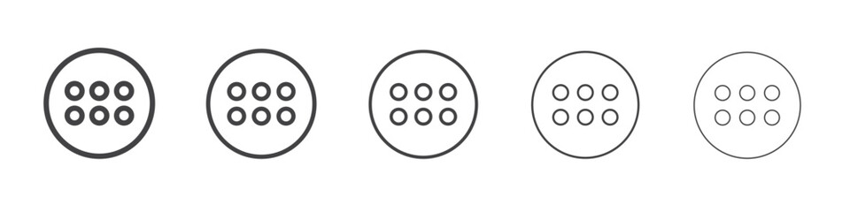 Drawer icon outline ilustration vector symbol