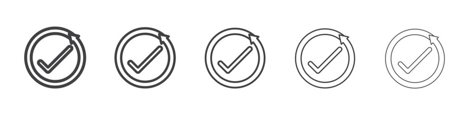 Easy icon outline ilustration vector symbol