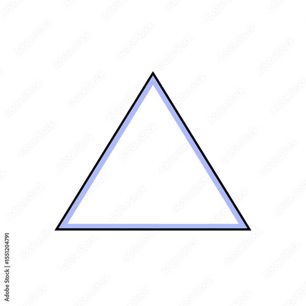 Poster Gradient triangle outlines shape object geometry backdrop background vector illustration