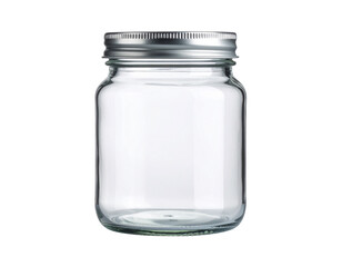 3D Phone with Generic Cash Transfer App Interface, Transparent Background.jpg - Empty Round Glass Jar with Clip Lock Lid Open – Transparent PNG Cutout