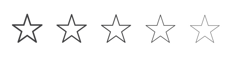 favourite icon outline ilustration vector symbol