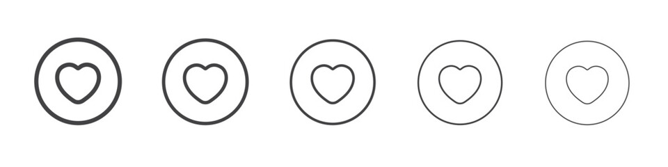 Favourite icon outline ilustration vector symbol