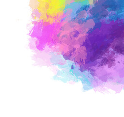 Obraz premium purple watercolor abstract background