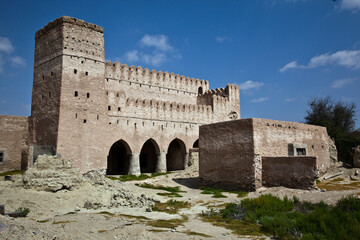 Obraz premium Old Arabian Fort Structure in Oman
