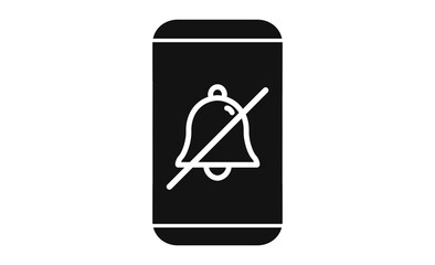 スマホの通知オフのアイコン