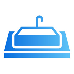 wash bin Gradient icon