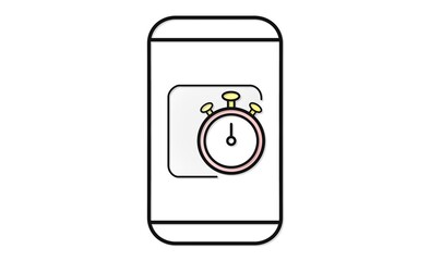 スマートフォンのタイマーアプリのアイコン