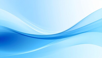 Obraz premium Abstract blue wave design, a flowing digital illustration with futuristic lines and a vibrant light pattern for web and business backgrounds