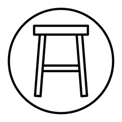 Stool Vector Icons