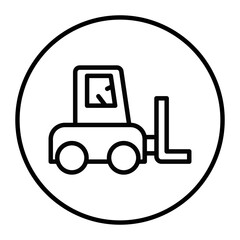 Forklift Vector Icons