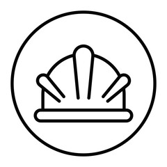 Safety Helmet Vector Icons