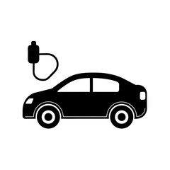 electric car charger icon silhouette on white back (1).svg