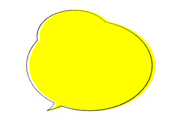 Speech Bubble, Blank Text Box, Communication Icon
