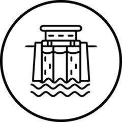 Dam Vector Icons