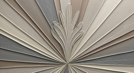 Elegant Swatch Fan Displaying Luxurious Textured Fabrics for Interior Design Inspiration