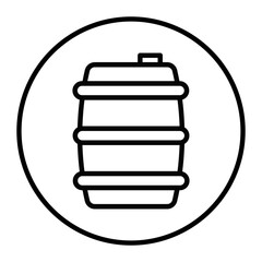 Barrel Vector Icons